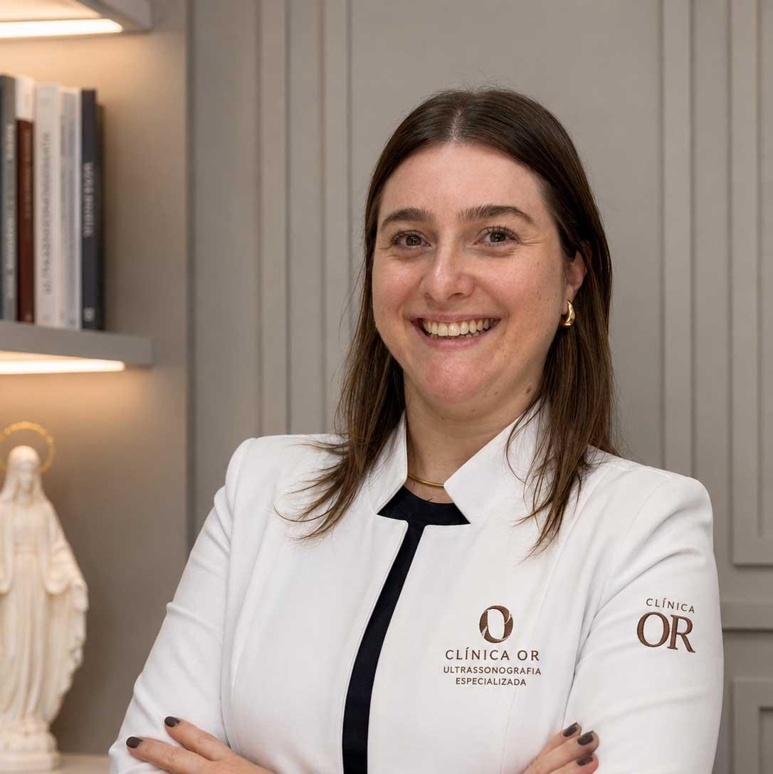 Dra. Marien Édina Foresti, médica ultrassonografista, na Clínica OR em Passo Fundo